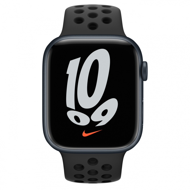 molestarse igualdad Accidentalmente Apple Watch Series 7 Nike GPS 45mm Midnight Aluminium Case with Anthracite  Sport Band Black EU - Oselection.es