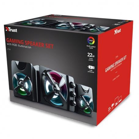 Set de altavoces Trust Gaming 2.1 GXT 38 - Pack de altavoces 2.1