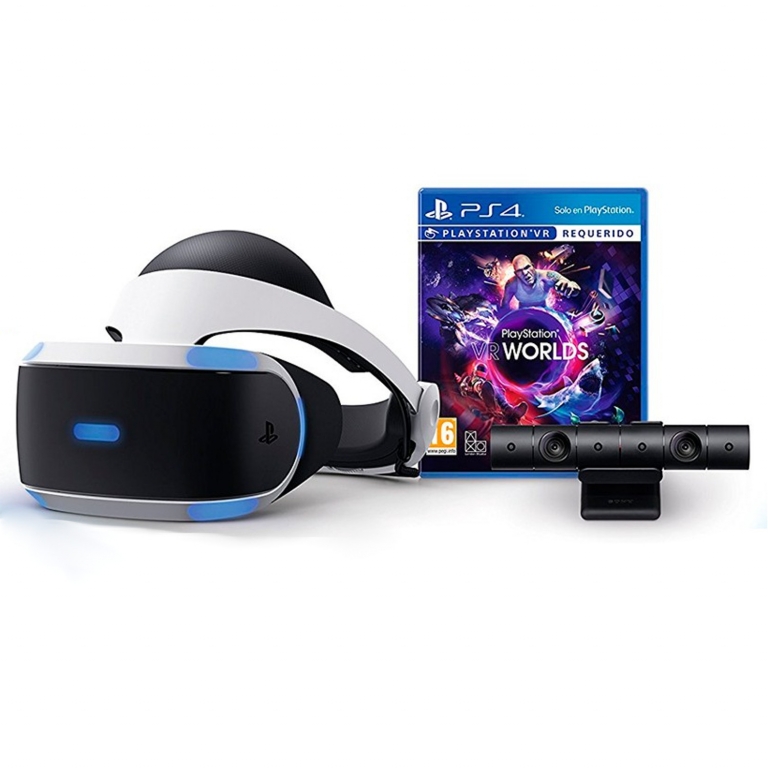 VR PS4 + Cámara PlayStation + VR Worlds - Gafas VR - Los mejores precios