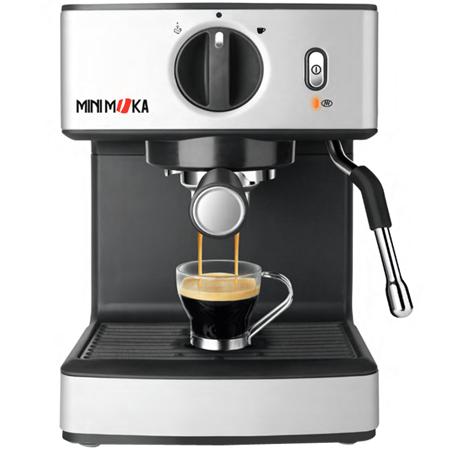 Minimoka - Cafetera espresso, 2 cacillos para 1 o 2 cafés